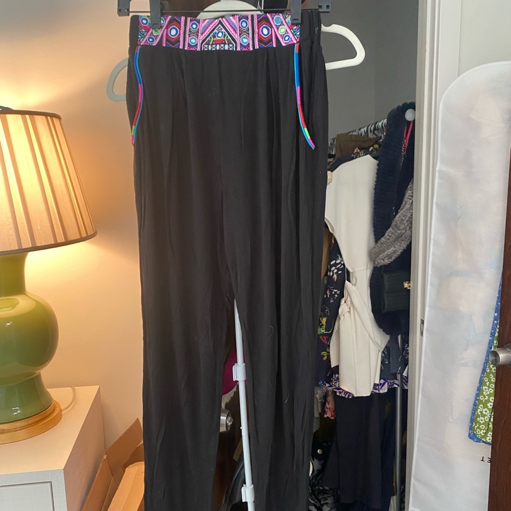 Mara Hoffman Joggers. Embellished waist.
